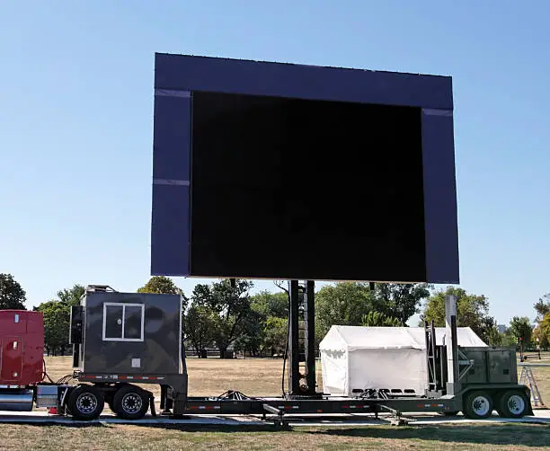 Mobile LED Screen Trailer
