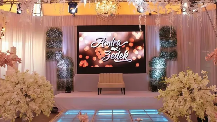 Mobile LED Screen for Weddings