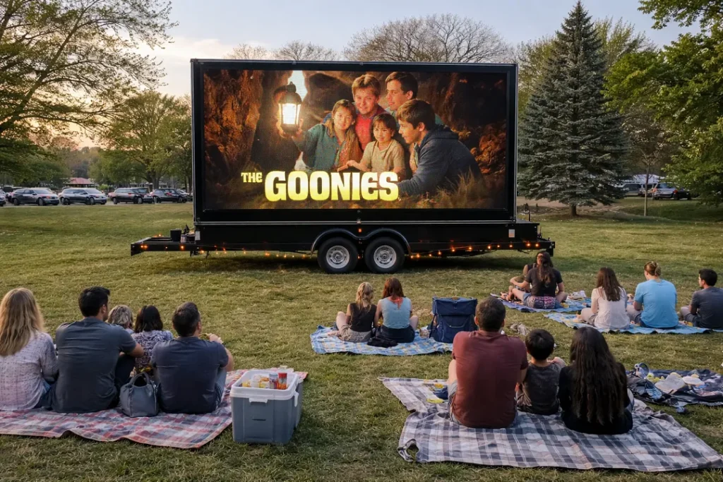 LED Trailer Screen for Outdoor Cinema