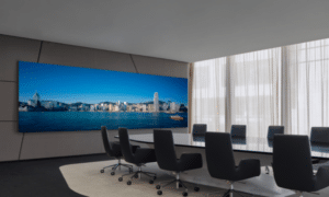 LED pixel pitch boardroom display